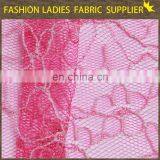 Soild Color Nice Flower High End Ladies Garment Nylon/cotton Lace Fabric thumbnail-3