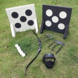 wholesale outdoor indoor sports archery tag game equipment with foam tip arrow inflatable paintball bunkers