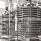 Gefrorene IQF-Kühlschrank-Fischfilets, Schnellgefrierverarbeitungsanlage, Spiralkühlschrank thumbnail-5