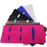 Two Color Felt 5-pockets Cell Phone Holder Organizer Vertical Storage Bags thumbnail-4