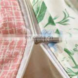 2020 Factory Direct Supply Custom Design Reactive Printing Floral Luxury Small MOQ Washed Cotton Fabric 4pcs Comfort Bedding Set thumbnail-5