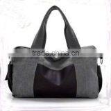 2016 Wholesale Large Capacity Unisex Leisure Canvas Travel Bag Backpack Shoulder Messenger Bag thumbnail-3