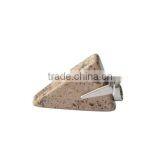Charm Products Picture Jasper Stone Triangle Pendant Silver Finding from China Supplier