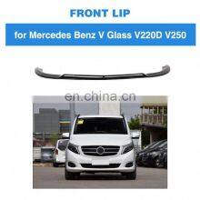 M Style V Glass Carbon Fiber Front Spoiler for Mercedes Benz V220D V250 thumbnail-5