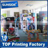 Luxury Silver Cap Wide Base Roll Up Banner Stand for Advertising D-0121 thumbnail-6