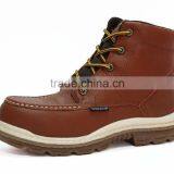 Fashion Yellow Full Grain Nubuck Leather Upper Industrial Safety Work Boots thumbnail-5