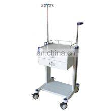 Nursing Mobile Workstation Trolley Hospital Computer Trolley With 2 Drawers thumbnail-5