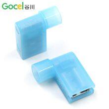 Flag-shaped 6.3 Plug Spring Nylon Flag-type Female Insulated Connector Straight-angled Cold-pressed Terminal FLDNY2-250 thumbnail-2