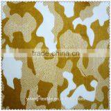 Yellow Camouflage Printed Brushed Fabric thumbnail-3