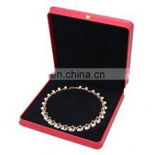 Supplier Romantic Velvet Insert Pendant Ring Holder Case PU Leather Bangle Jewelry Box thumbnail-3