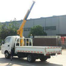 Low Price Mini Truck Mounted Crane 1.3ton 1.8 Ton Telescopic or Kunckle Boom Crane thumbnail-2