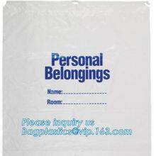 Biodegradable Drawstring Patient Belongings Bag,Manufacturer of Patient Belonging Bag With Rigid Handle OEM Available thumbnail-2