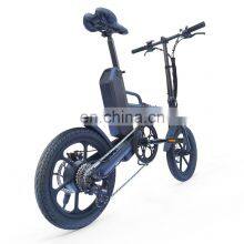 Customized Wholesale 16inch 36v 250W 32KM/H Speed 13AH Electric City Bike Folding E-Bike thumbnail-5