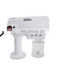 Professional Blue LED Light Alcohol Sterilizer Mist Spray Gun Electric Hair Nano Spray Gun thumbnail-2