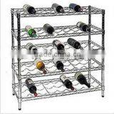 Fashion Design Wire Bottle Display Shelf for Sale