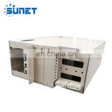 FTTH 1U 2U 4U 19'' 24 48 Ports Metal Fiber Optic Terminal Box Enclosure ODF thumbnail-5