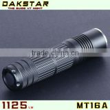 DAKSTAR MT16A XML T6 1125LM 26650/18650 Rechargeable Battery CREE LED Power Style Aluminum Flashlight