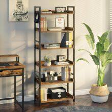 Modern simple storage shelf Multi-storey floor-to-ceiling living room bookshelf household storage shelf