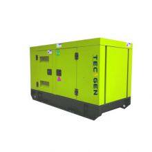 28kVA ISUZU Silent Diesel Generator Couple With Stamford Alternator Continuous USE