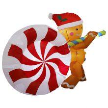 Holiday Yard Inflatable With Inflatable Snow Globe – Perfect for Xmas Decor
