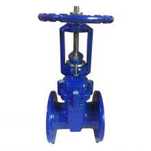 DN40-DN600 ANSI/DIN/GB Standard PN16 GGG40 Ductile Cast Iron QT450 Flanged Resilient Seat Rising Stem Gate Valve thumbnail-5