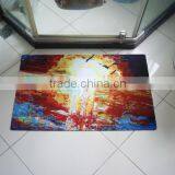 Newest Microfiber Printed Bathroom Door Mat, Custom Size Bathroom Door Mat thumbnail-1