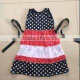 Hot Sale Girls 4th of July Boutique Summer Clothing Sets Girls July 4th Outfits Pettiskirt Capris Outfits Kids Clothes thumbnail-3