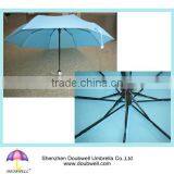 Windproof Umbrella Manual Open Three Fold Umbrella