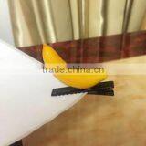 China Most Fashion Funny Plastic Fruit Alligator Bean Sprout Hair Clip thumbnail-6