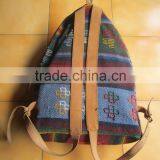 Leather/Wool Backpack thumbnail-2