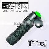 (160355) Waterproof Rechargeable Long Range Police Tactical 5modes Aluminium Flashlight