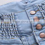 European Vintage Slim Women Skinny Distressed Jeans Female Ripped Slim Hole Leg Roll Washed Pencil Jeans thumbnail-3