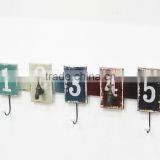 Antique Sand Blasting Farmhouse 3 Hook Coat Rack thumbnail-4