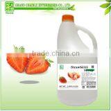 Taiwan Bubble Tea Supplier Strawberry Flavored Concentrated Fruit Syrup