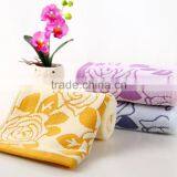Cotton Cut Pile Rose Face Towel With Low Price