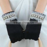 Military Wool Gloves Thermal Gloves Black Winter Gloves thumbnail-1