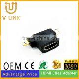 Manufacture Hdmi Port to Mini Micro Hdmi Adapter for Laptop thumbnail-1