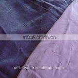 Solid Dyed Colour Purple Grape Plain Silk Velvet Fabric thumbnail-1