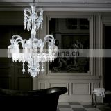 Luxury Baccarat Fine Cut Crystal Chandelier Lighting Clear Glass Pendant Hanging Light Fixture CZ3503/12