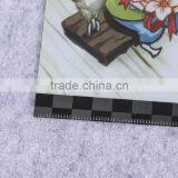 Full Color Printing Single Page Plastic pp Foldable File Holder l Shape File Folder Sheet Protector Folder thumbnail-4