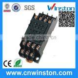 PYF14A General Purpoe Mini 250VAC 7A PCB 14 Pin Automatic Plastic Solid State Relay Socket With CE