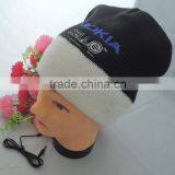 Uneed Winter Music Hat With Headphones, Winter Hats With Pom thumbnail-5