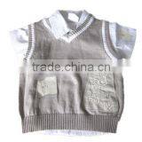 pullover children knit vest school uniform