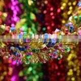 Glitter wedding foil decorations wholesale cheap christmas tinsel