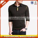 Cheap Plain White Long Sleeve Polo Shirts for Men thumbnail-1