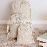Recycled Custom Printed Linen Drawstring Bags Supplier's Choice