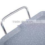 China Direct Supplier With Heat-resistant Paint Marble Coated,Ceramic Coated Electric Multi Teppanyaki Grill thumbnail-3