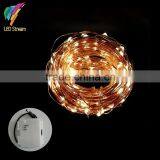 30M 99FT 300 LED Waterproof Warm White led String Fairy Starry Light Copper Wire 3AA Battery Operated Timer