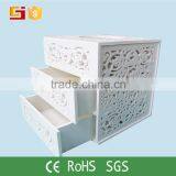 HOME-GJ Customized Promotional Foldable wood Underwear Storage Box With drawers