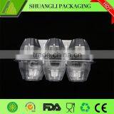 6 Packs Disposable Plastic PVC Egg Trays Transparent thumbnail-6